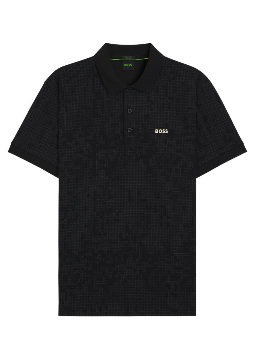Black Shirt Collar Polo 1