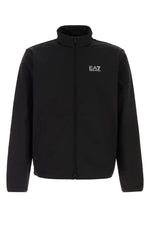 Black Mock Collar Jacket 1
