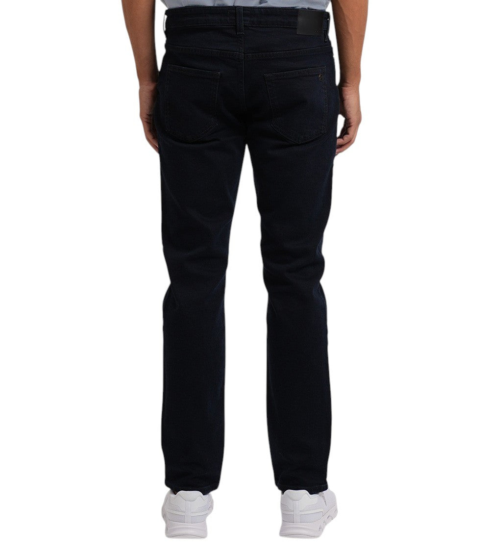 Dark Blue Mid Rise Jeans 2
