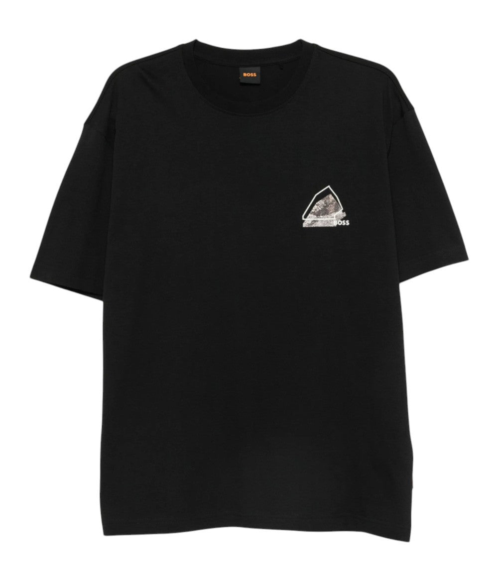 Black Crew Neck T-Shirt 1