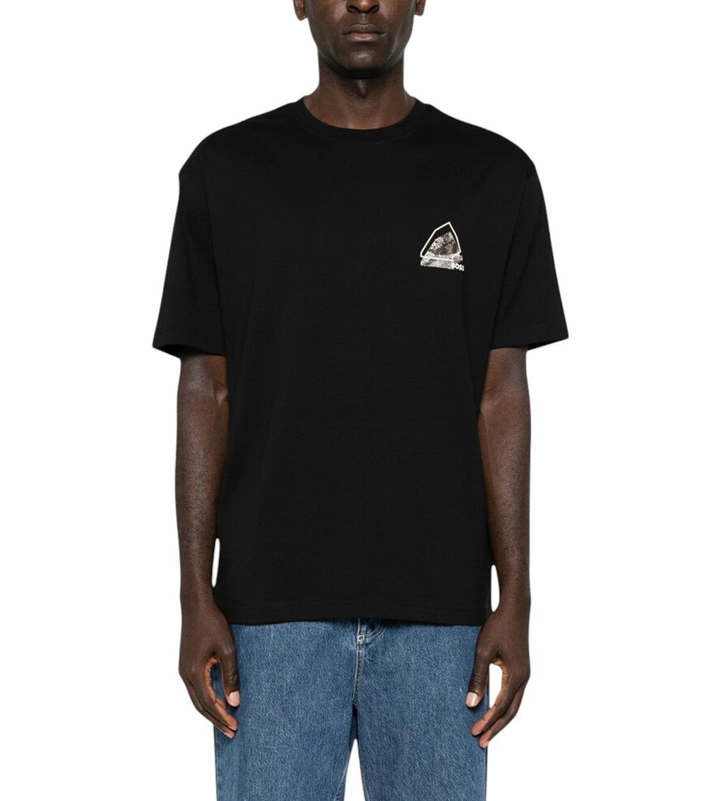 Black Crew Neck T-Shirt 2