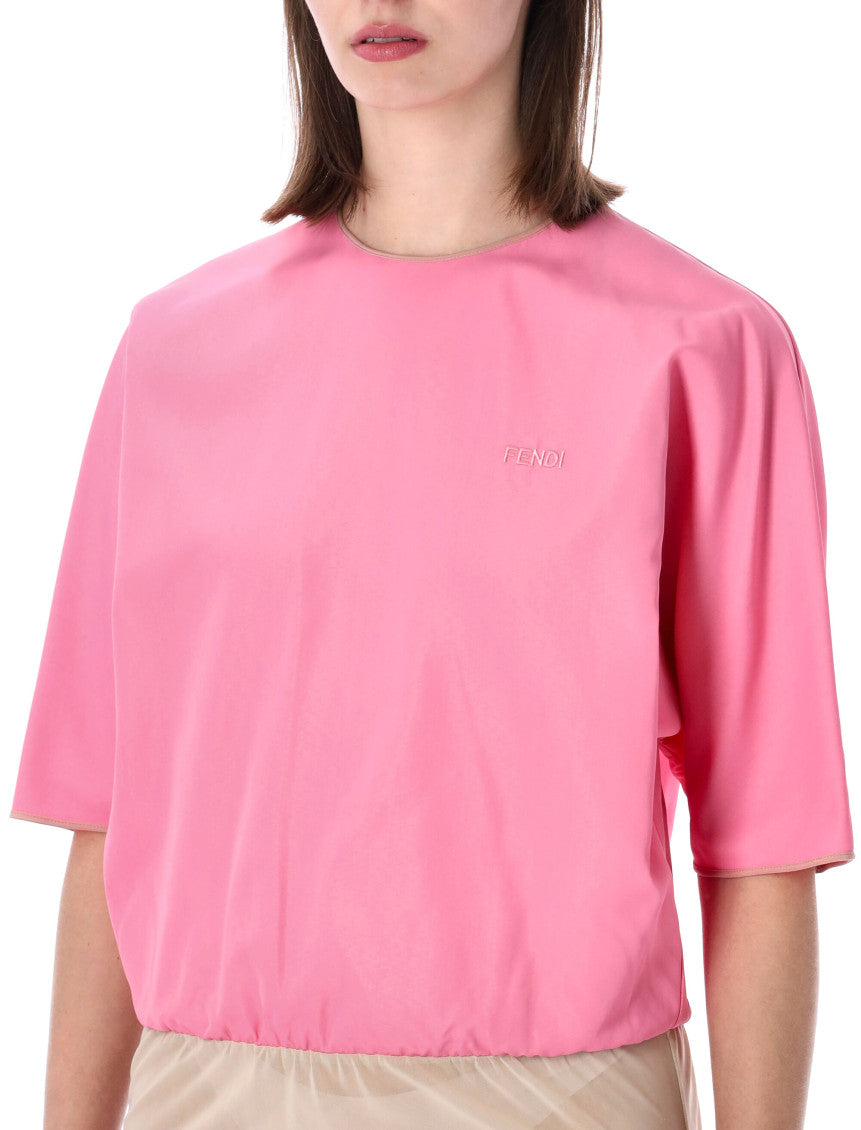 Pink Crew Neck Top 3