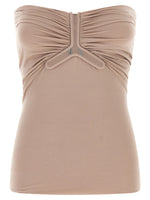 Pink Solid Strapless Top 1
