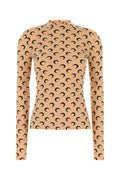 Beige Mock Collar Top 1
