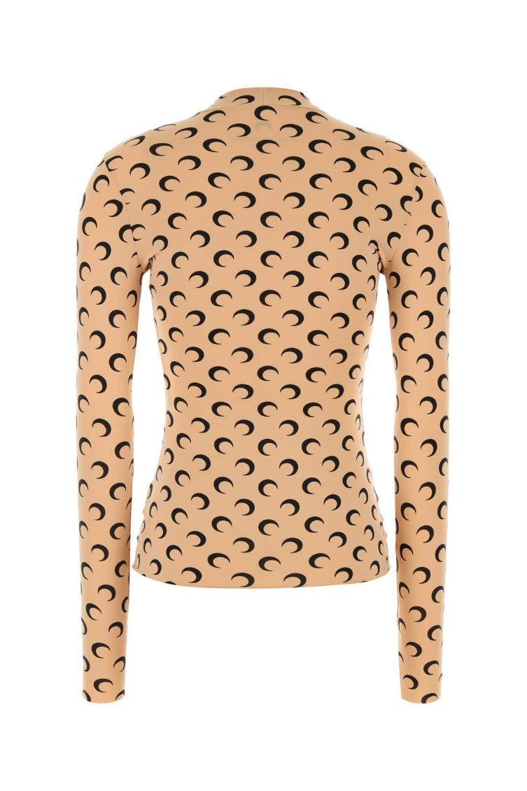 Beige Mock Collar Top 2