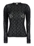 Black Round Neck Top 1