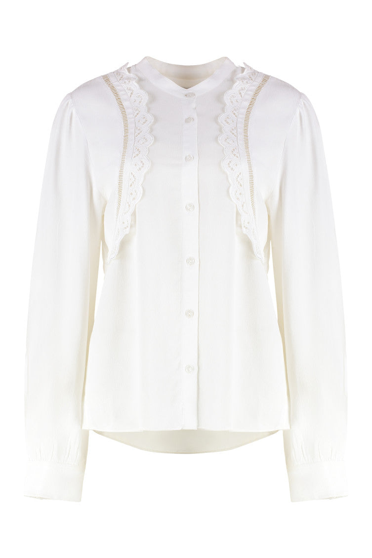 White Band Collar Top 1