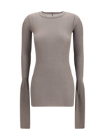 Grey Crew Neck Top 1