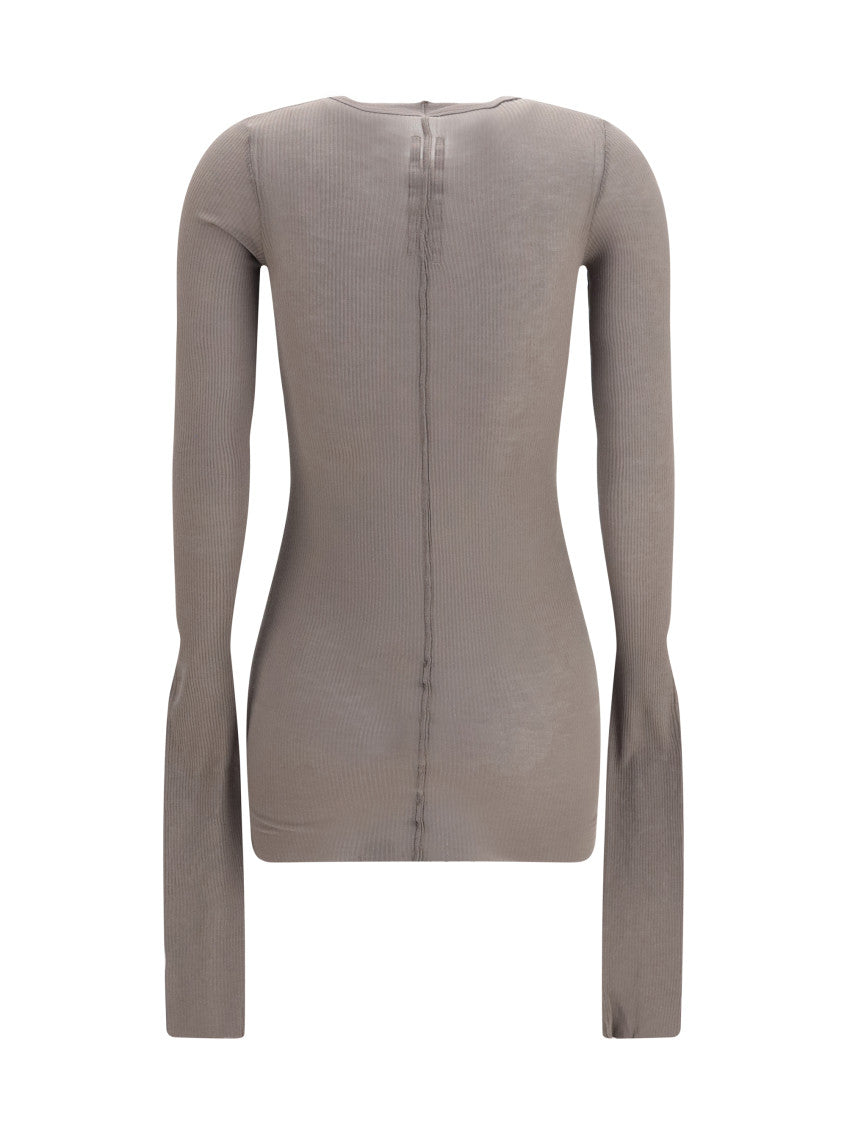 Grey Crew Neck Top 2