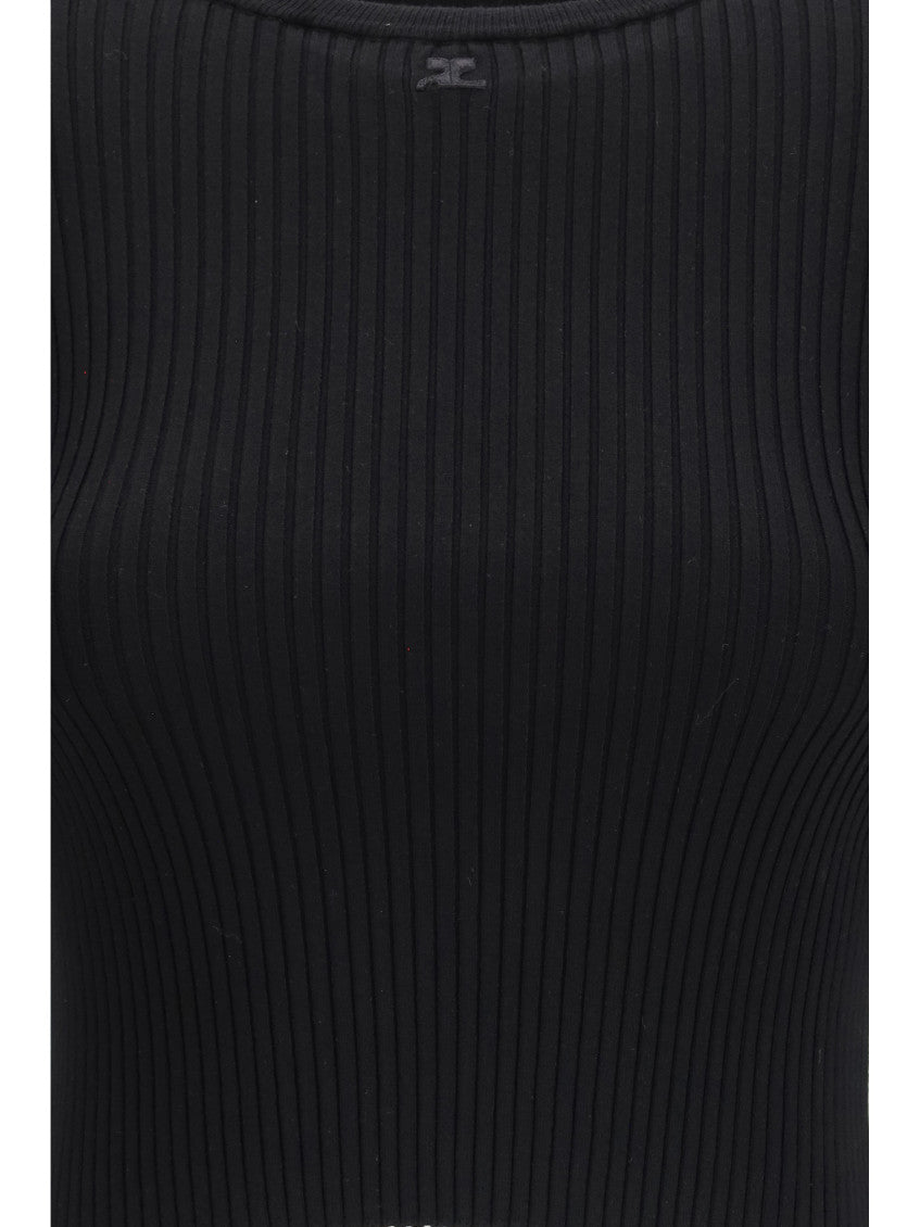 Black Crew Neck Top 3