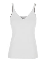 White V Neck Top 1