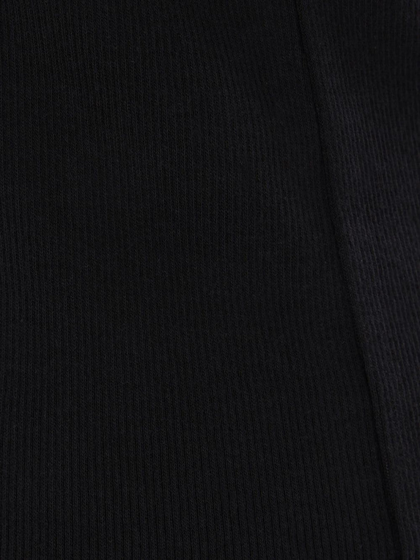 Black Solid Scoop Neck Top 5