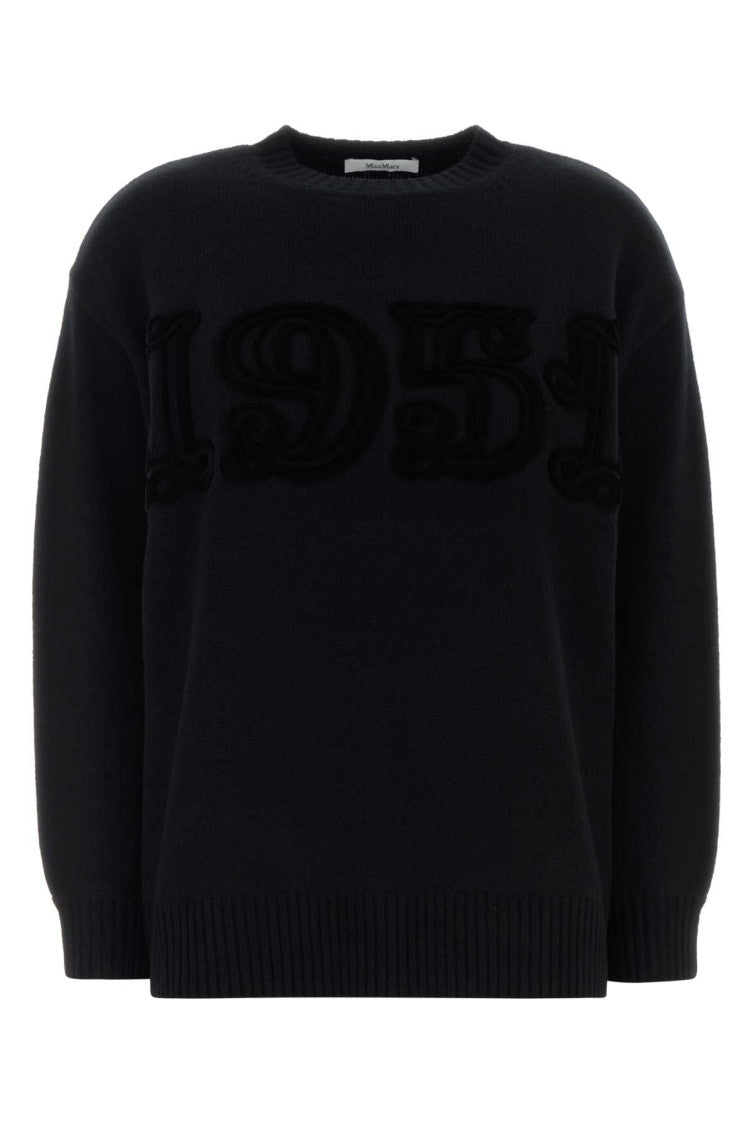 Black Crew Neck Sweatshirt 1