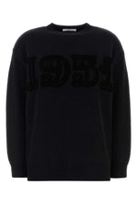 Black Crew Neck Sweatshirt 1