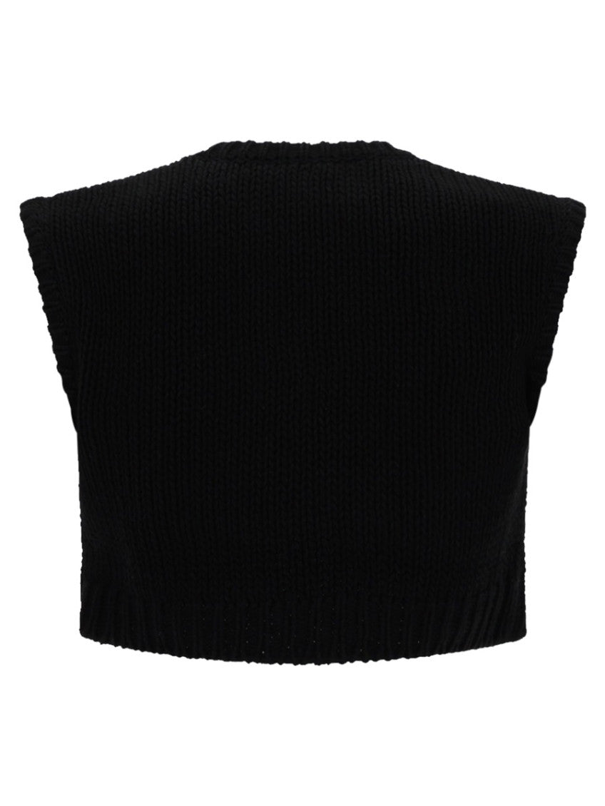 Black Crew Neck Top 2