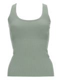 Green Scoop Neck Top 1