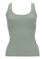 Green Scoop Neck Top 1