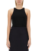 Black Round Neck Top 1