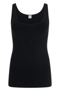 Black Scoop Neck Top 1