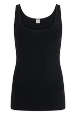 Black Scoop Neck Top 1