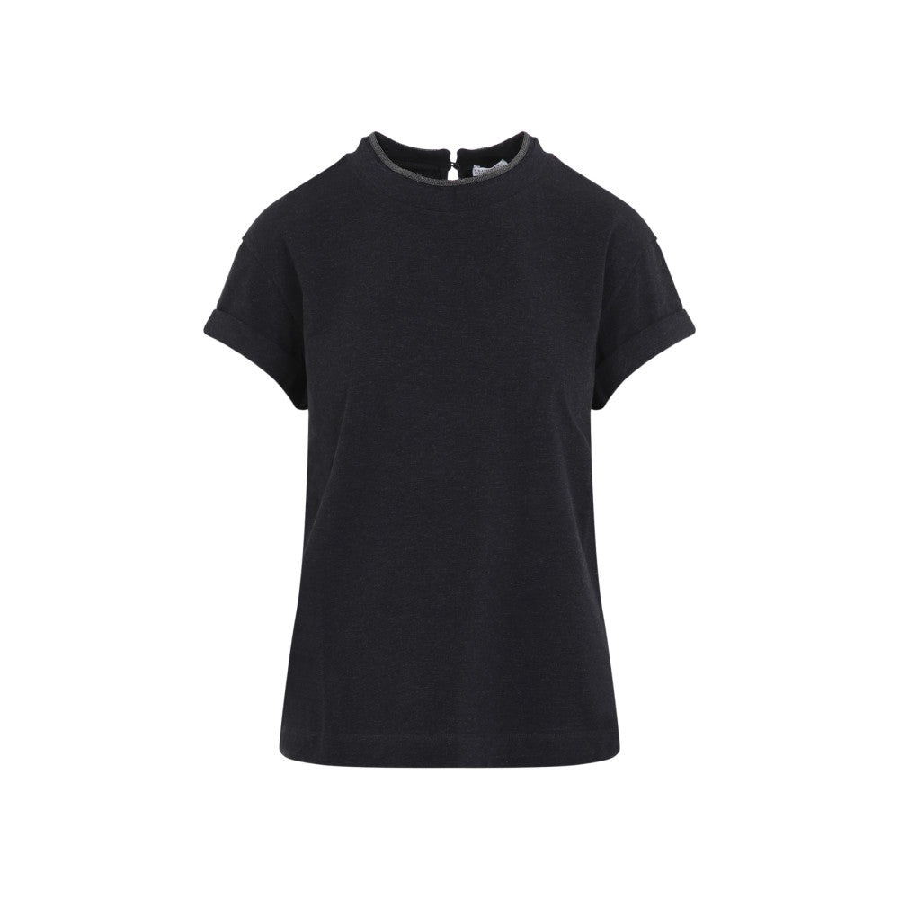 Black Cotton T-shirt 1