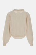 White Crew Neck Sweater 1