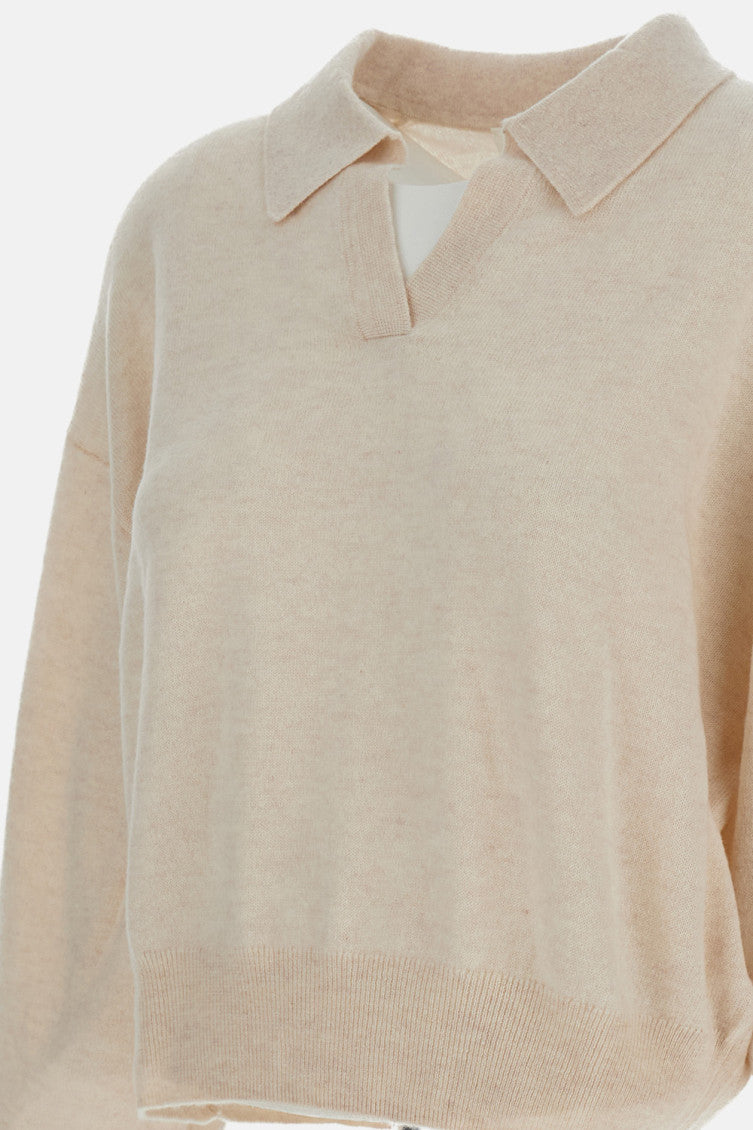 White Crew Neck Sweater 2