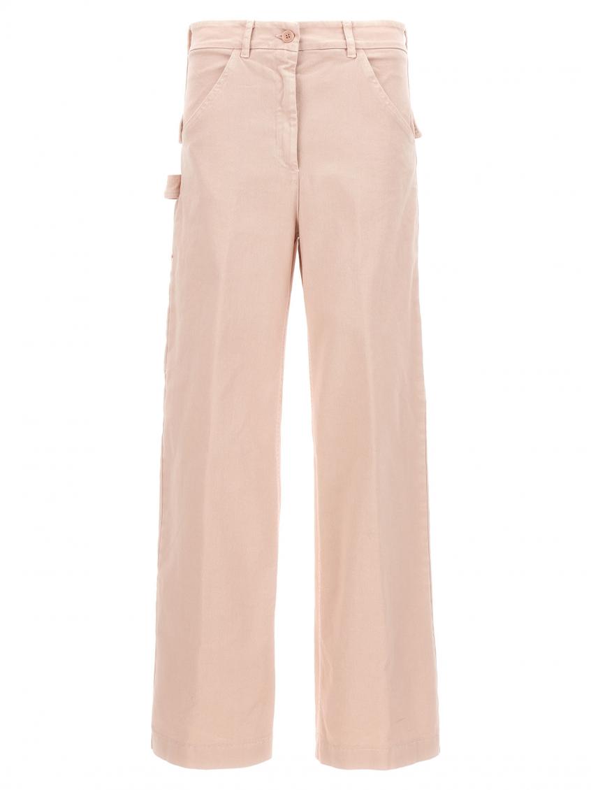 Light Pink Cargo Pants 1