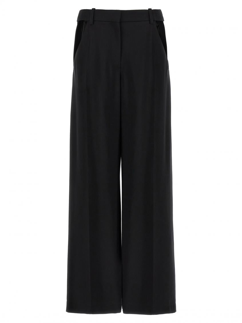 Black Cut-Out Trousers 2