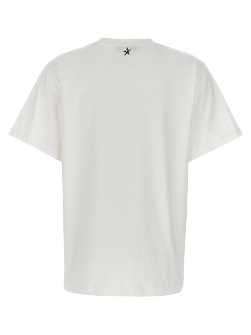 White Rubberized logo t-shirt 3