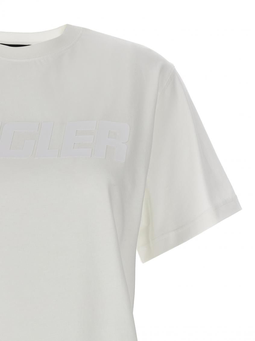 White Rubberized logo t-shirt 4