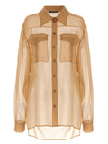 Beige Chiffon shirt 1