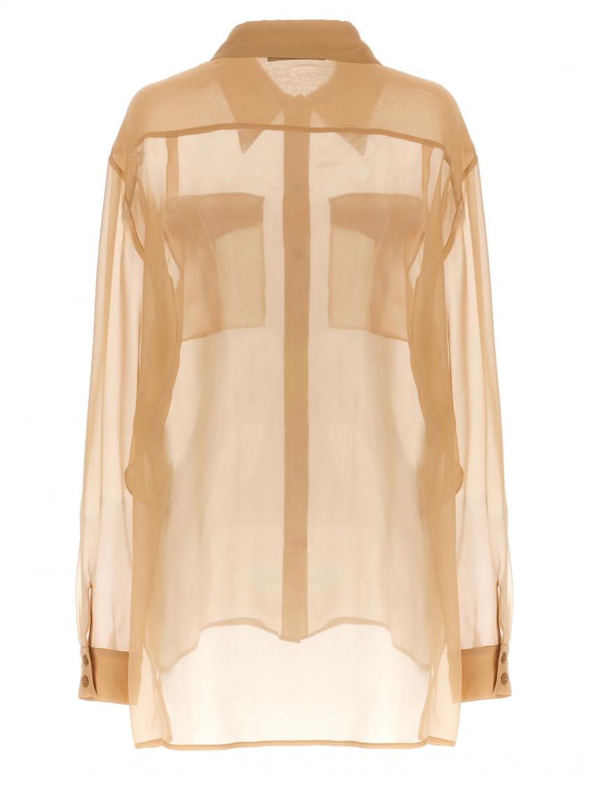 Beige Chiffon shirt 2