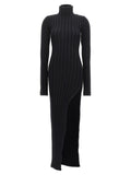 Black Cyntia Slim Fit Dress 1