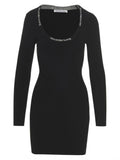 Black Logo Dress 1