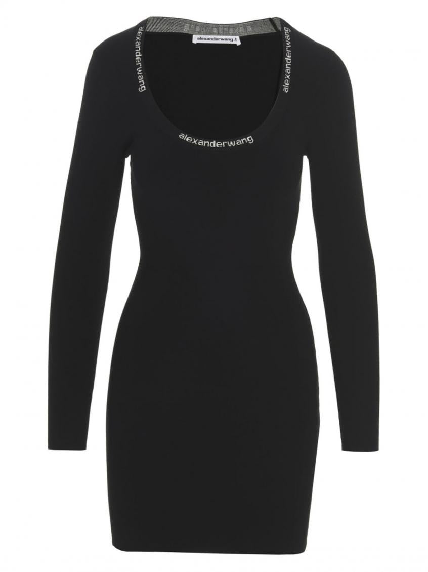 Black Logo Dress 2