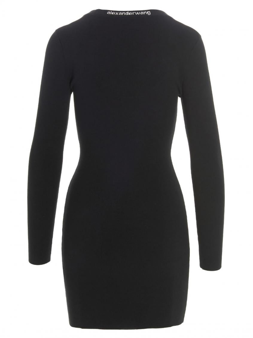 Black Logo Dress 3
