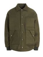 Olive Chore Quilted Jacket 1