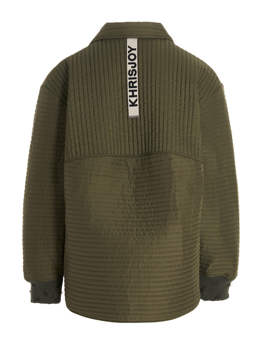 Olive Chore Quilted Jacket 2