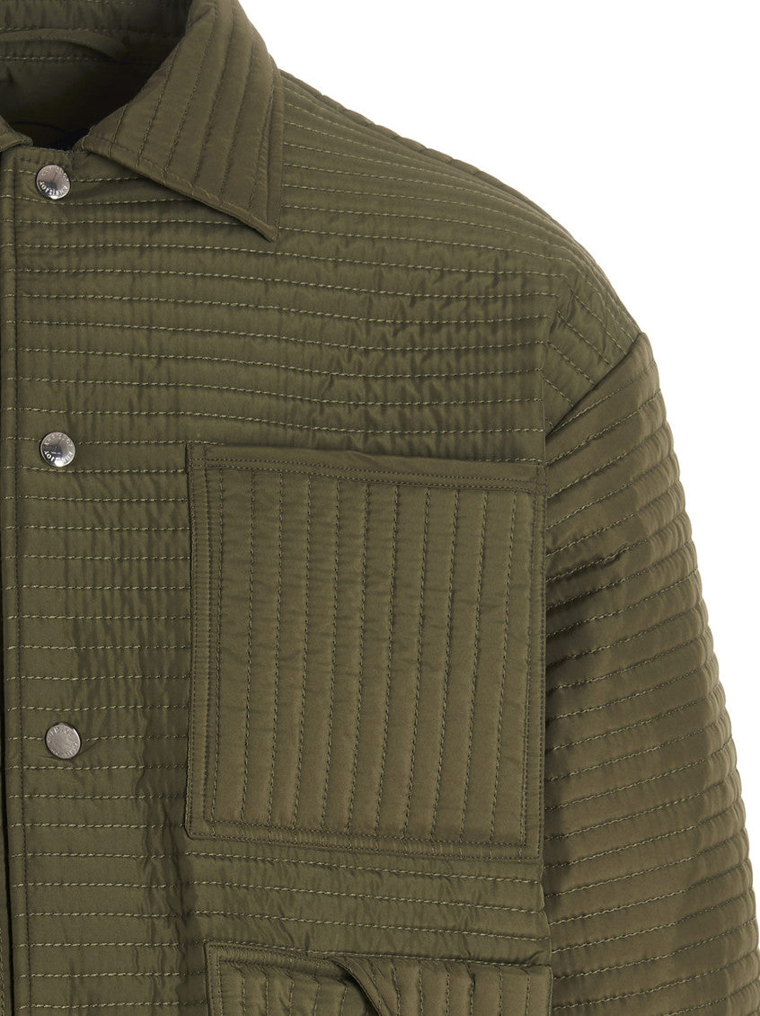 Olive Chore Quilted Jacket 3