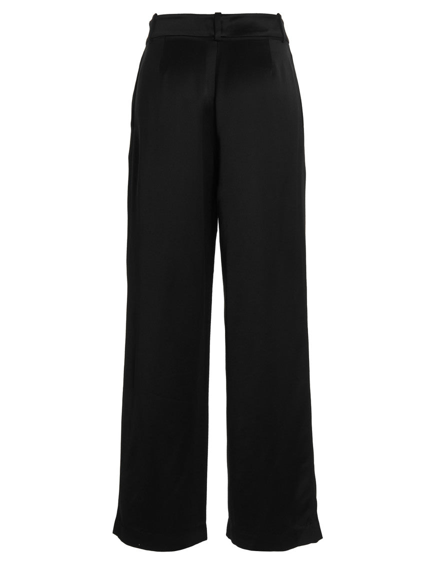 Black Front Pleats Pants 2