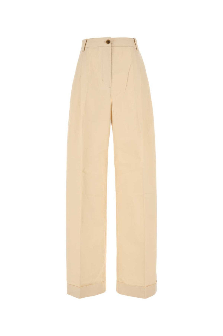 Beige Wide Leg Pant 1