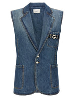 Blue Strap vest 1