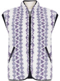 White  Printed Reversible Vest 1