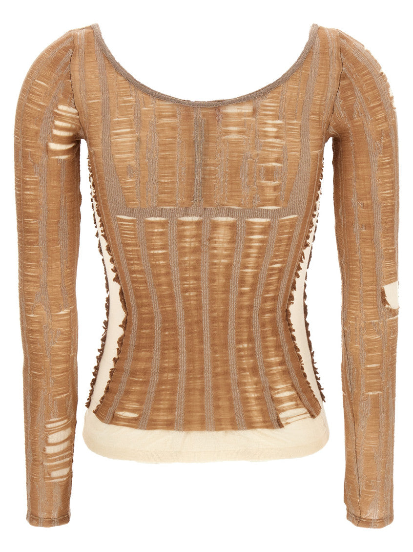 Brown 'M-Calai' top 2