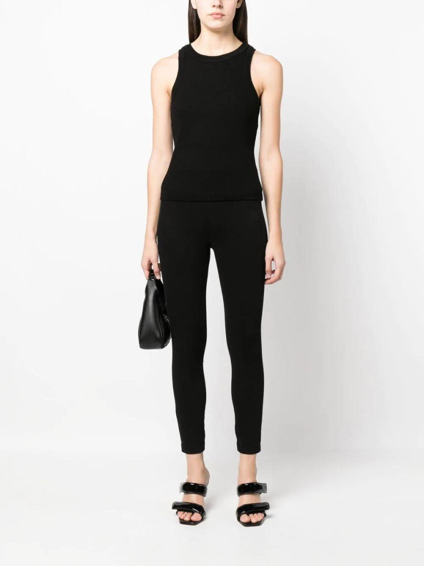 Black Sleeveless Ribbed Top 2