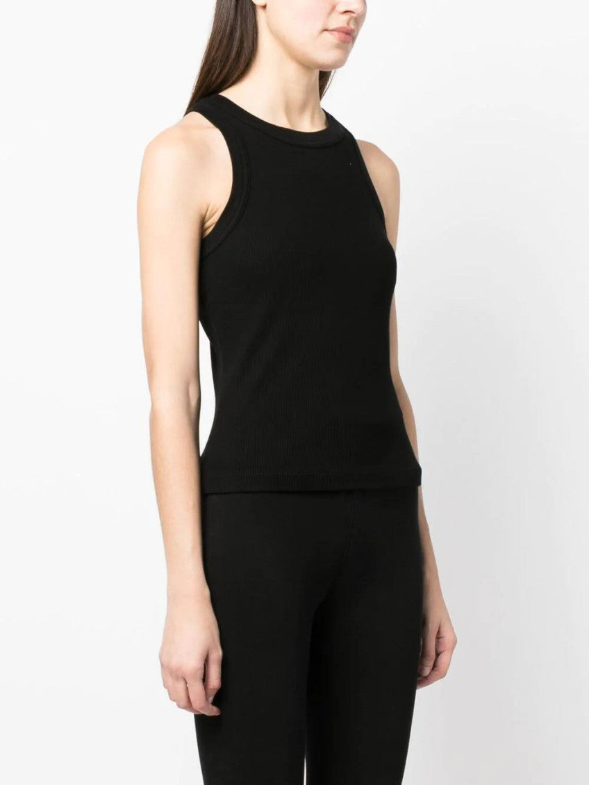 Black Sleeveless Ribbed Top 3