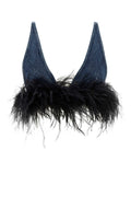 Denim crop top 1