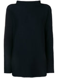 Blue Wool turtle-neck sweater 1