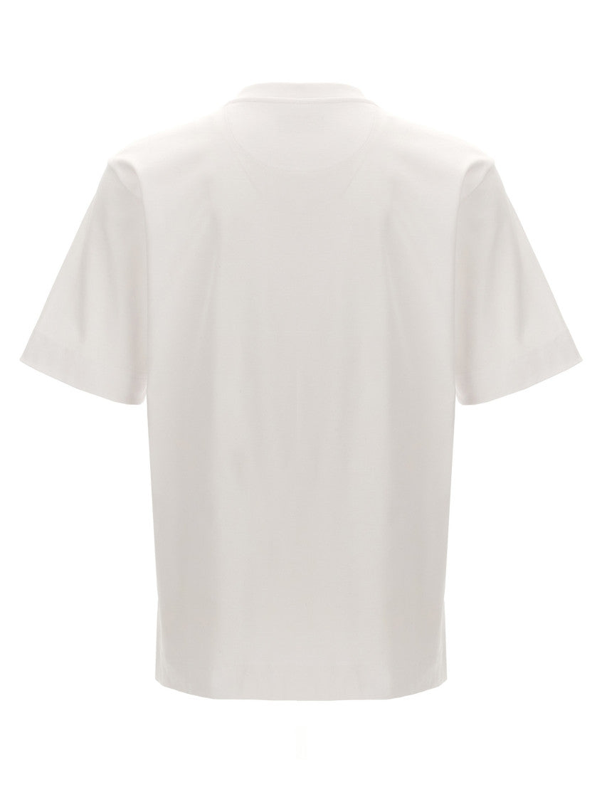 White Crew Neck T-Shirt 2